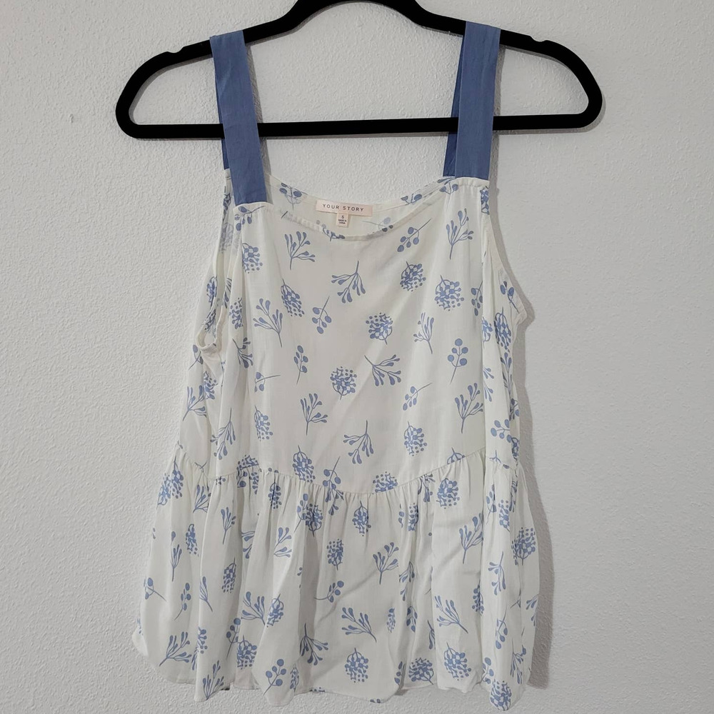 Your Story Tank Peplum Blouse